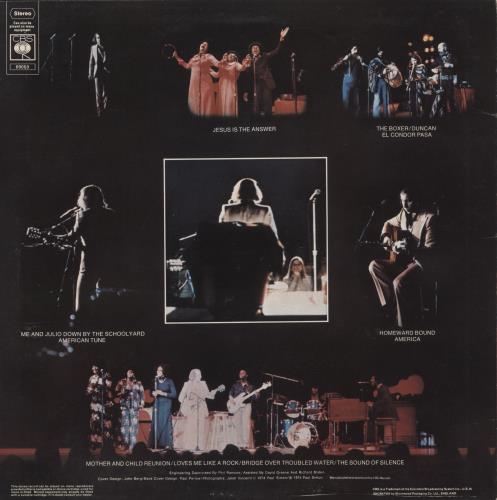 Paul Simon Live Rhymin' vinyl LP album (LP record) UK PSILPLI330443