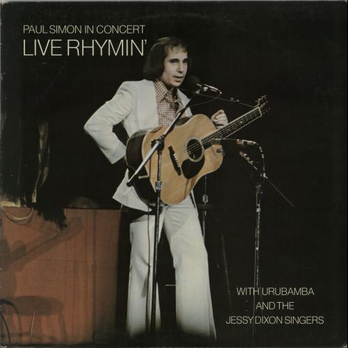 Paul Simon Live Rhymin' vinyl LP album (LP record) US PSILPLI645123