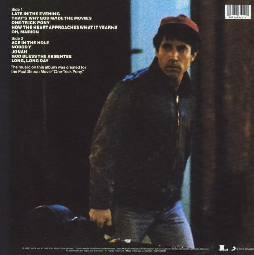 Paul Simon One Trick Pony vinyl LP album (LP record) UK PSILPON829337