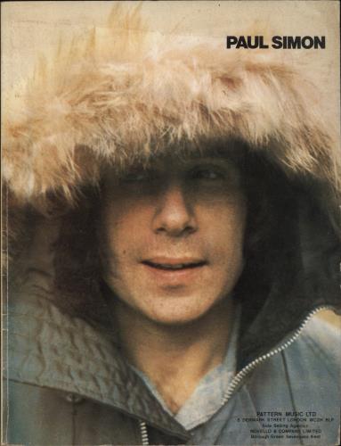 Paul Simon Paul Simon book UK PSIBKPA854503