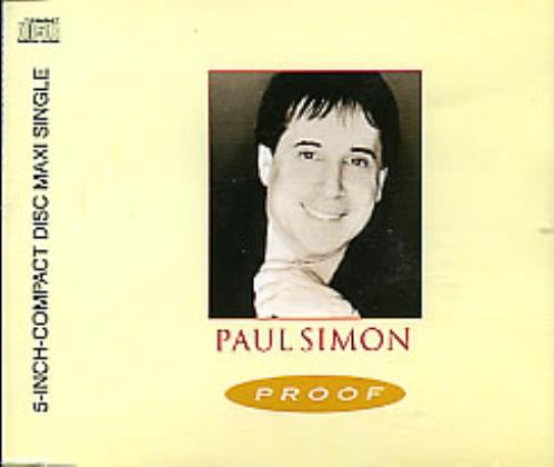Paul Simon Proof CD single (CD5 / 5") German PSIC5PR20022