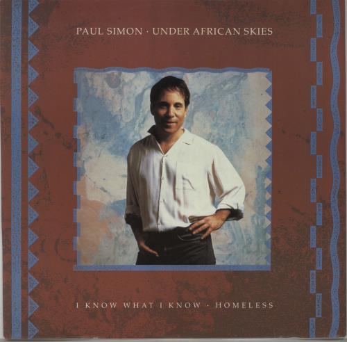Paul Simon Under African Skies 12" vinyl single (12 inch record / Maxi-single) UK PSI12UN161581