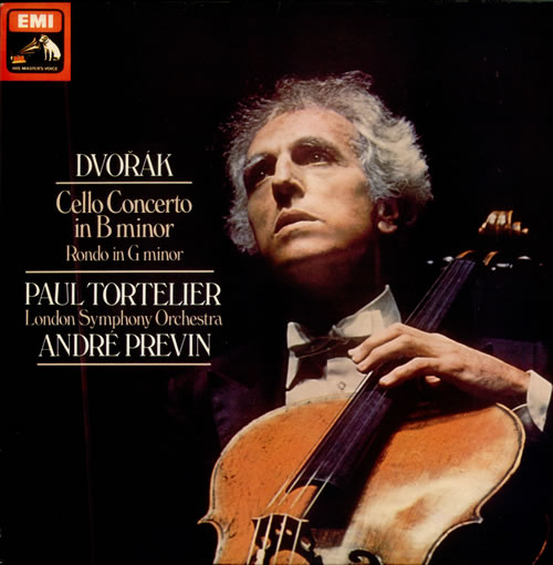 Paul Tortelier Dvorak: Cello concerto in B minor & Rondo in G minor vinyl LP album (LP record) UK P03LPDV537070