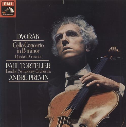 Paul Tortelier Dvorak: Cello concerto in B minor & Rondo in G minor vinyl LP album (LP record) UK P03LPDV794614
