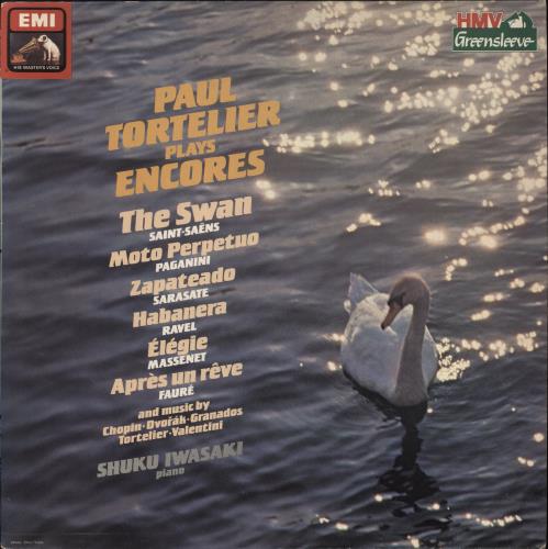 Paul Tortelier Plays Encores vinyl LP album (LP record) UK P03LPPL857264