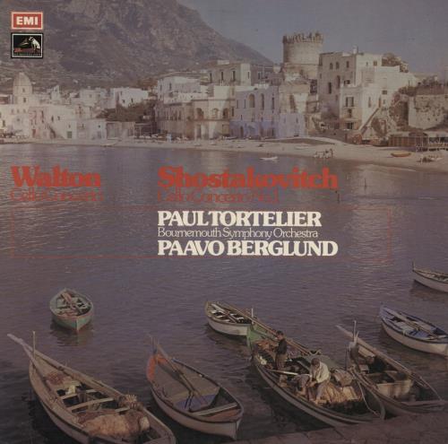 Paul Tortelier Shostakovich: Cello Concerto No.1 - EX vinyl LP album (LP record) UK P03LPSH834206