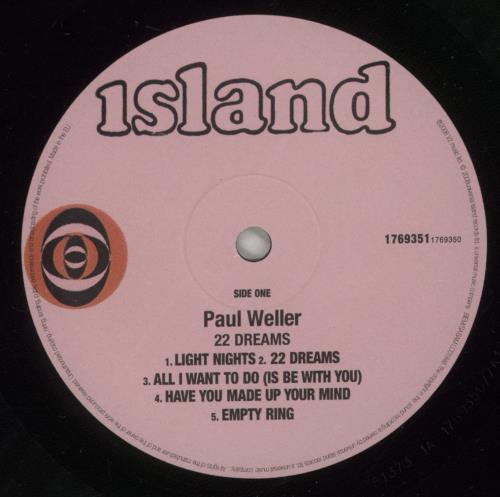 Paul Weller 22 Dreams 2-LP vinyl record set (Double LP Album) UK WEL2LDR589173