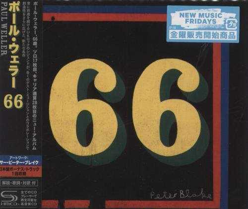 Paul Weller 66 - Sixty Six - SHM-CD + Postcard SHM CD Japanese WELHMSI845192