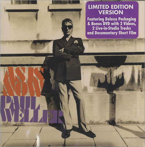 Paul Weller As Is Now 2-disc CD/DVD set US WEL2DAS465153