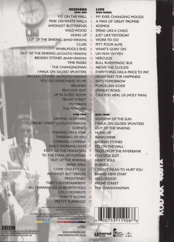 Paul Weller At The BBC 4-CD album set UK WEL4CAT657502