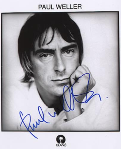 Paul Weller Autographed Photo photograph UK WELPHAU317636