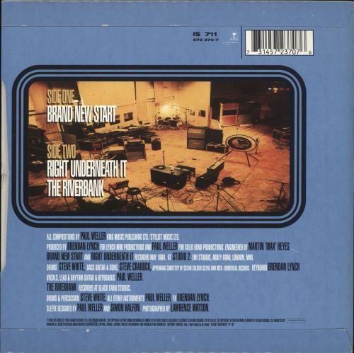 Paul Weller Brand New Start 7" vinyl single (7 inch record / 45) UK WEL07BR125211