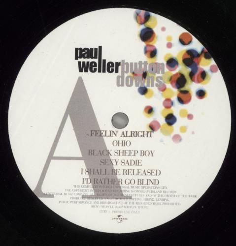 Paul Weller Button Downs vinyl LP album (LP record) UK WELLPBU258467