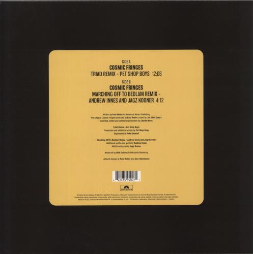 Paul Weller Cosmic Fringes - Remixes 12" vinyl single (12 inch record / Maxi-single) UK WEL12CO879083