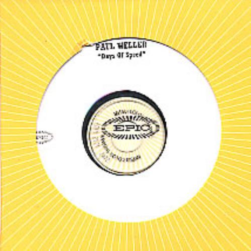 Paul Weller Days Of Speed CD-R acetate US WELCRDA265067