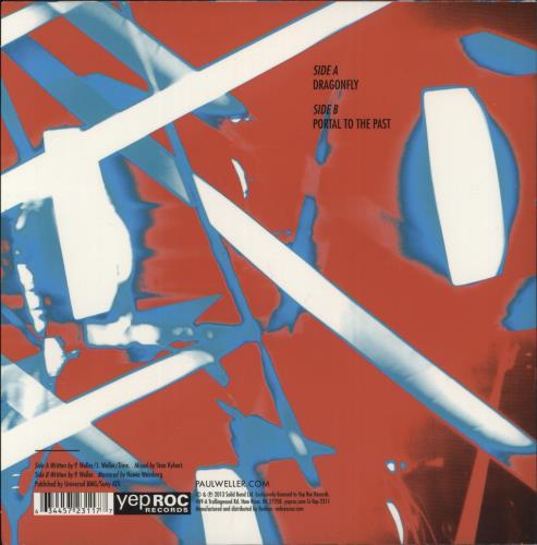 Paul Weller Dragonfly - Black Vinyl 7" vinyl single (7 inch record / 45) US WEL07DR885347