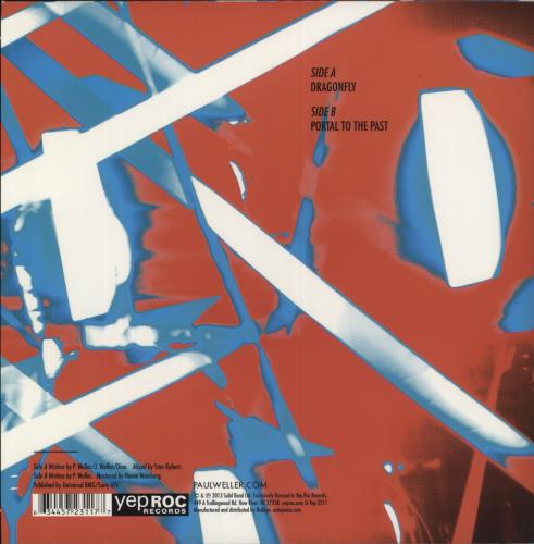 Paul Weller Dragonfly - Clear Vinyl 7" vinyl single (7 inch record / 45) US WEL07DR764684