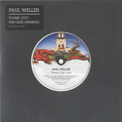 Paul Weller Flame-Out! CD single (CD5 / 5") UK WELC5FL589145