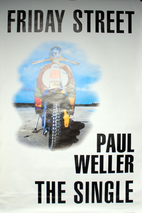 Paul Weller Friday Street poster UK WELPOFR590238