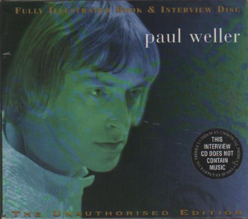 Paul Weller Fully Illustrated Book & Interview Disc CD album (CDLP) UK WELCDFU75418