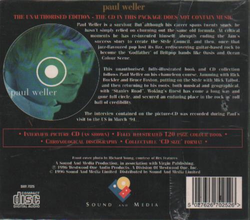 Paul Weller Fully Illustrated Book & Interview Disc CD album (CDLP) UK WELCDFU75418