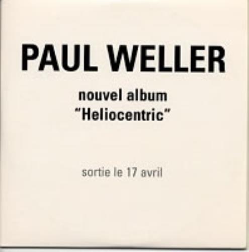 Paul Weller Heliocentric CD album (CDLP) French WELCDHE170065