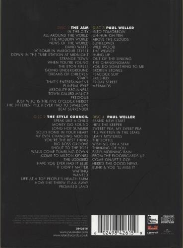 Paul Weller Hit Parade - Sealed 4-CD album set UK WEL4CHI379073