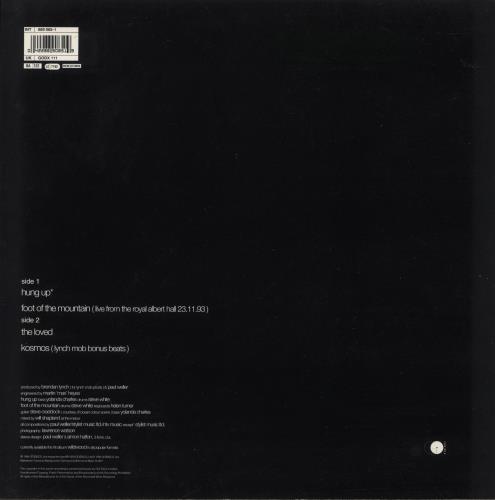 Paul Weller Hung Up - EX 12" vinyl single (12 inch record / Maxi-single) UK WEL12HU879108