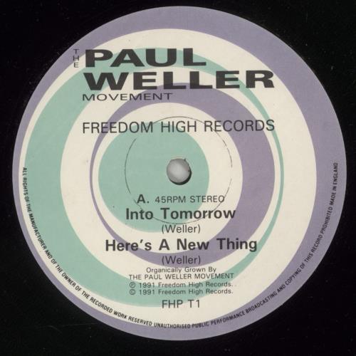 Paul Weller Into Tomorrow - EX 12" vinyl single (12 inch record / Maxi-single) UK WEL12IN133020
