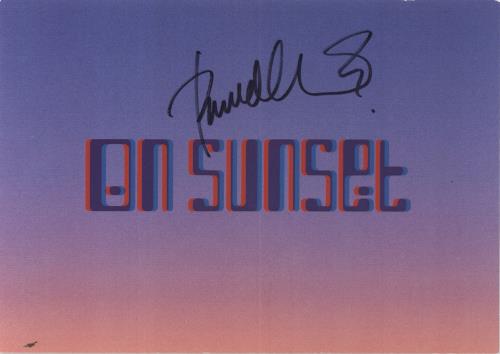 Paul Weller On Sunset - Purple Vinyl - Autographed 2-LP vinyl record set (Double LP Album) UK WEL2LON861136