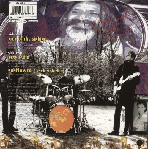 Paul Weller Out Of The Sinking 7" vinyl single (7 inch record / 45) UK WEL07OU40679