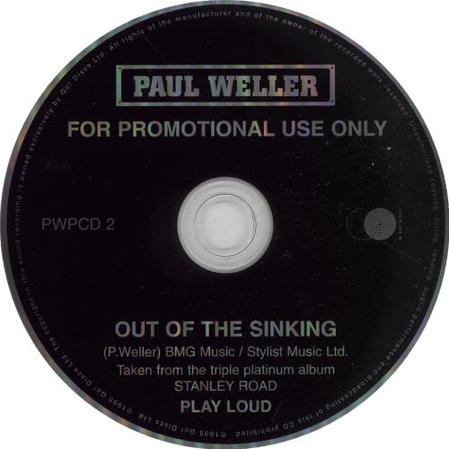 Paul Weller Out Of The Sinking CD single (CD5 / 5") UK WELC5OU60502