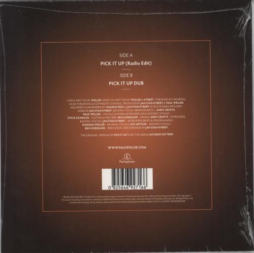 Paul Weller Pick It Up 7" vinyl single (7 inch record / 45) UK WEL07PI769051