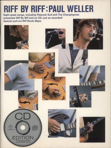 Paul Weller Riff By Riff + CD book UK WELBKRI876432