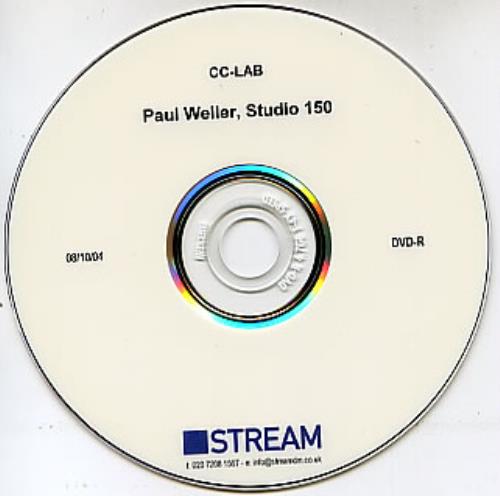 Paul Weller Studio 150 DVD UK WELDDST308858