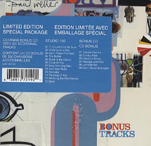 Paul Weller Studio 150 2 CD album set (Double CD) Canadian WEL2CST310683