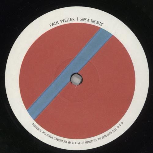 Paul Weller The Attic 7" vinyl single (7 inch record / 45) US WEL07TH879544