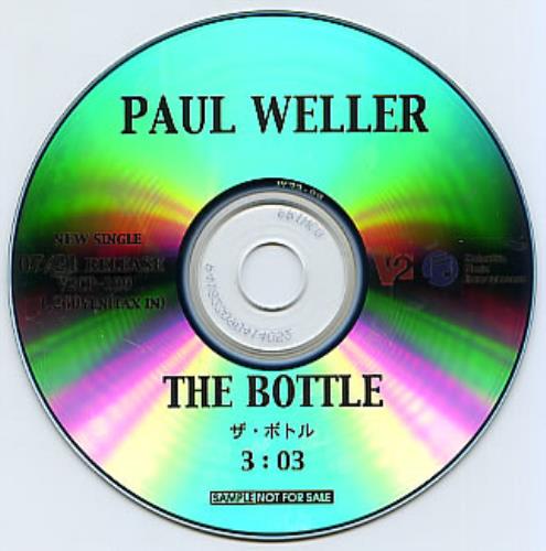 Paul Weller The Bottle CD-R acetate Japanese WELCRTH299861