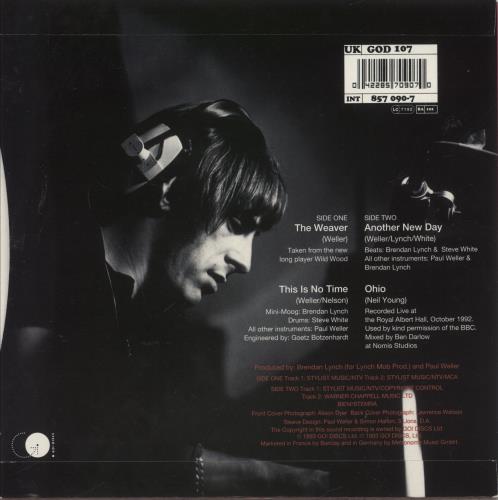 Paul Weller The Weaver EP 7" vinyl single (7 inch record / 45) UK WEL07TH59737