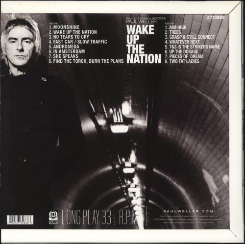 Paul Weller Wake Up The Nation + Print vinyl LP album (LP record) UK WELLPWA887634