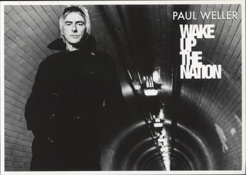 Paul Weller Wake Up The Nation + Print vinyl LP album (LP record) UK WELLPWA887634