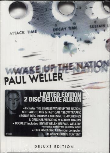 Paul Weller Wake Up The Nation - Promo Stickered - Sealed 2 CD album set (Double CD) UK WEL2CWA855800