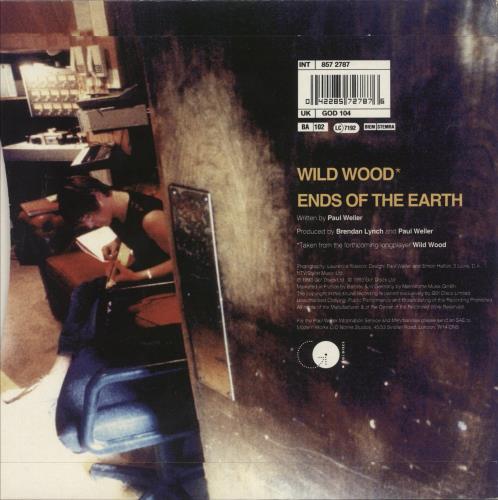 Paul Weller Wild Wood + Sleeve - EX 7" vinyl single (7 inch record / 45) UK WEL07WI672669
