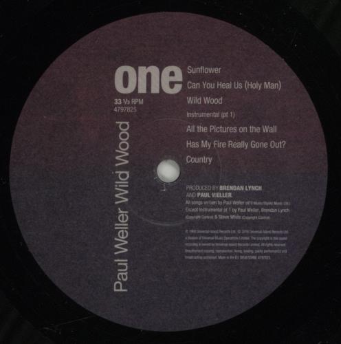 Paul Weller Wild Wood - VG vinyl LP album (LP record) UK WELLPWI875557