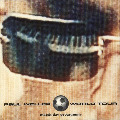 Paul Weller World Tour Match Day Program tour programme UK WELTRWO54019