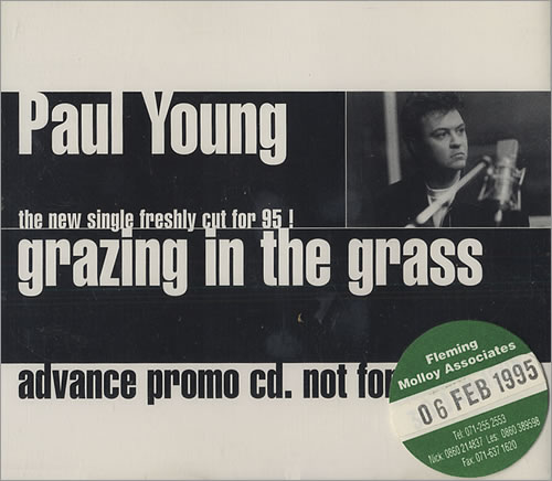 Paul Young Grazing In The Grass CD single (CD5 / 5") UK PYOC5GR43308