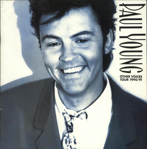 Paul Young Other Voices Tour 1990/91 - Autographed + Pass & Setlist tour programme UK PYOTROT727895