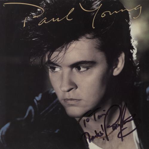 Paul Young The Secret Of Association - Signed vinyl LP album (LP record) UK PYOLPTH854785