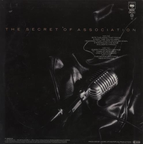 Paul Young The Secret Of Association - Stickered sleeve vinyl LP album (LP record) UK PYOLPTH668160