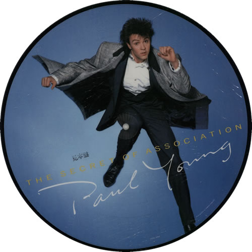 Paul Young The Secret Of Association picture disc LP (vinyl picture disc album) Japanese PYOPDTH169359